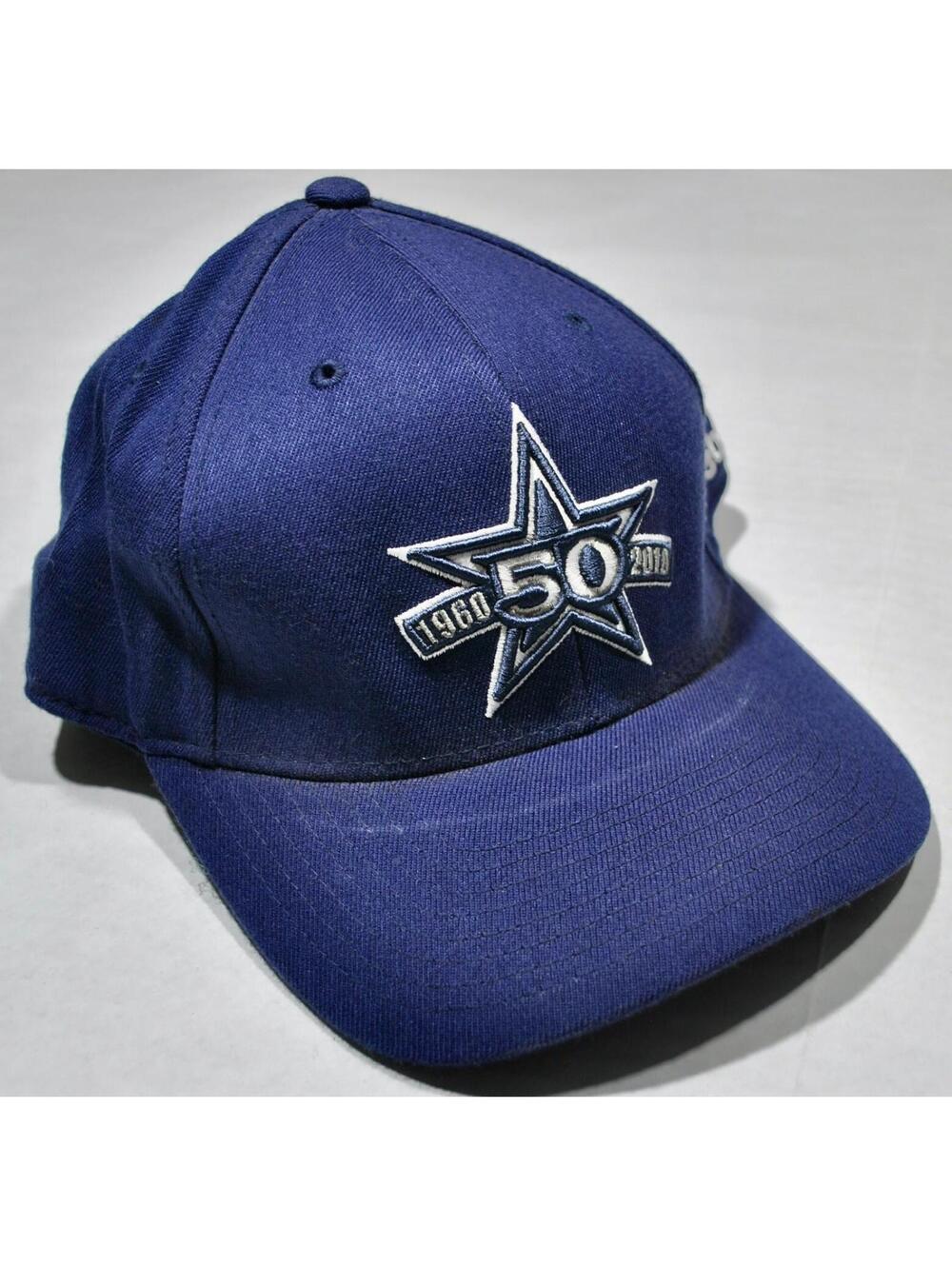 Vintage Dallas Cowboys Reebok NFL Football Navy Blue Fitted Hat Size L/XL